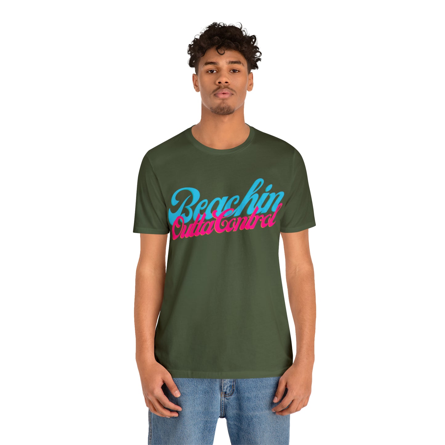 DCAL Beach Collection "Beachin Outta Control" Unisex Jersey Short Sleeve Tee