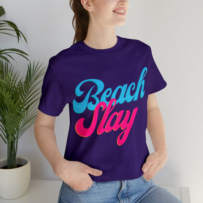 DCAL Beach Collection "Beach Slay" Unisex Jersey Short Sleeve Tee