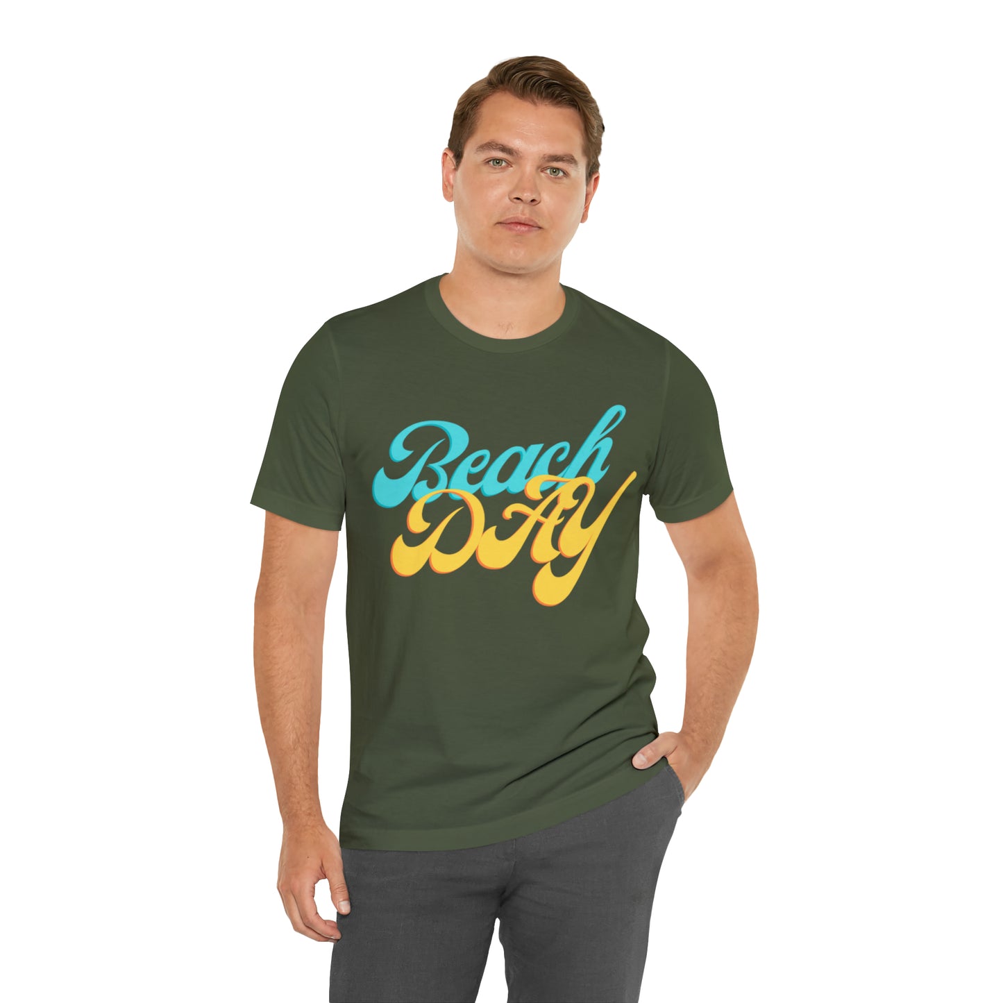 DCAL Beach Collection "Beach Day" Unisex Jersey Short Sleeve Tee