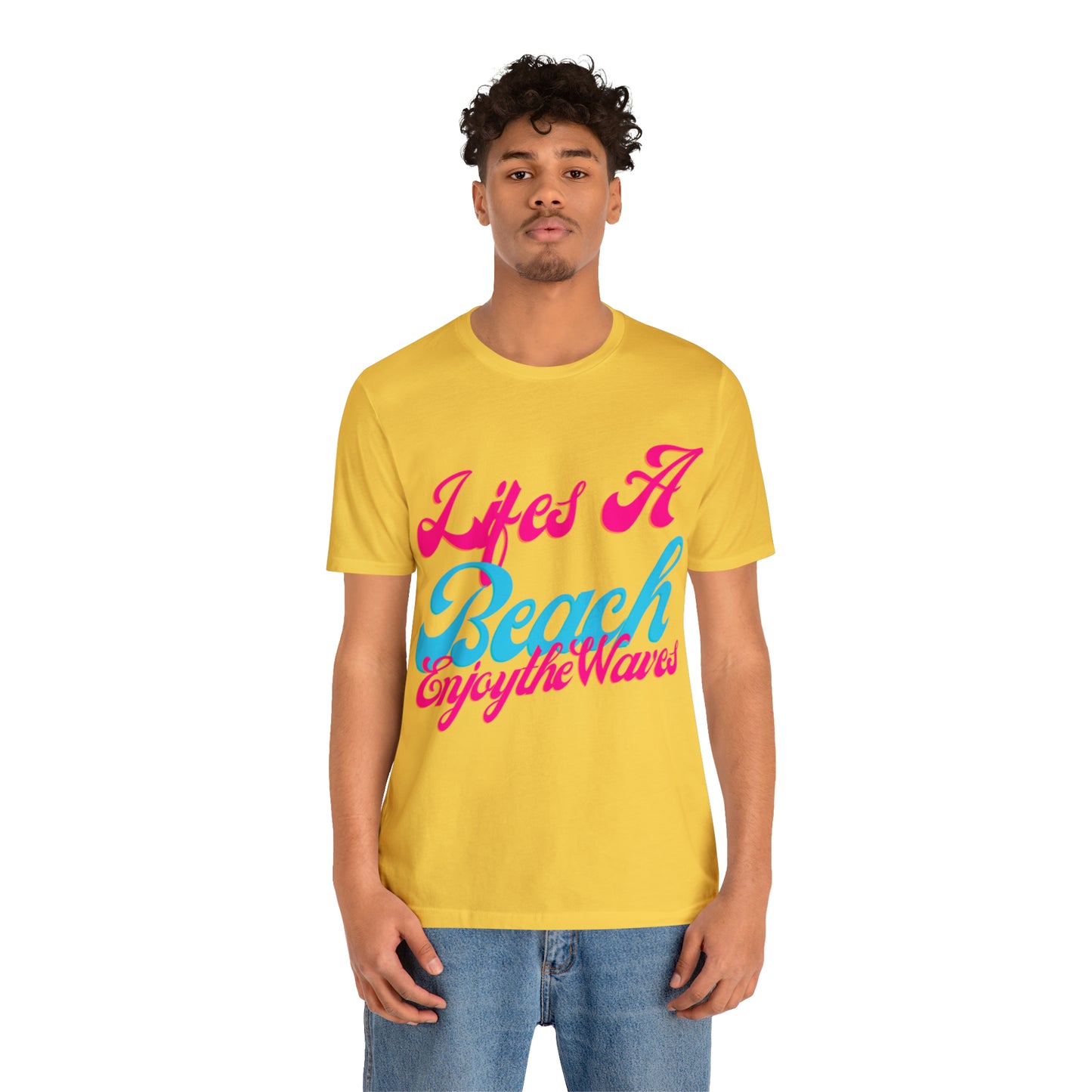 DCAL Beach Collection "Lifes a Beach Enjoy The View" Unisex Jersey Short Sleeve Tee