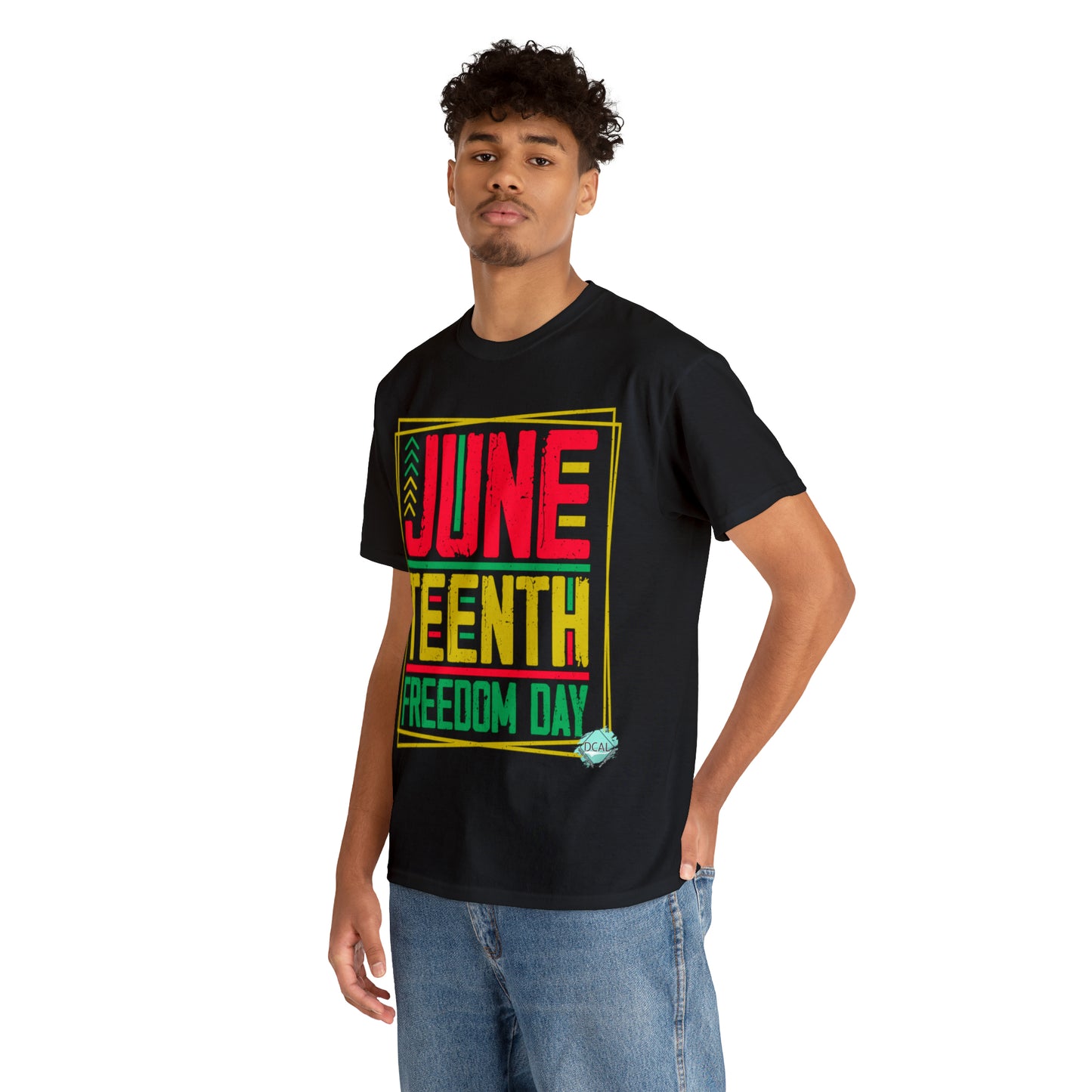 DCAL Juneteenth "Freedom Day" Unisex Heavy Cotton Tee