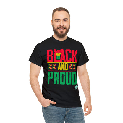 DCAL Juneteenth "Black and Proud" Unisex Heavy Cotton Tee