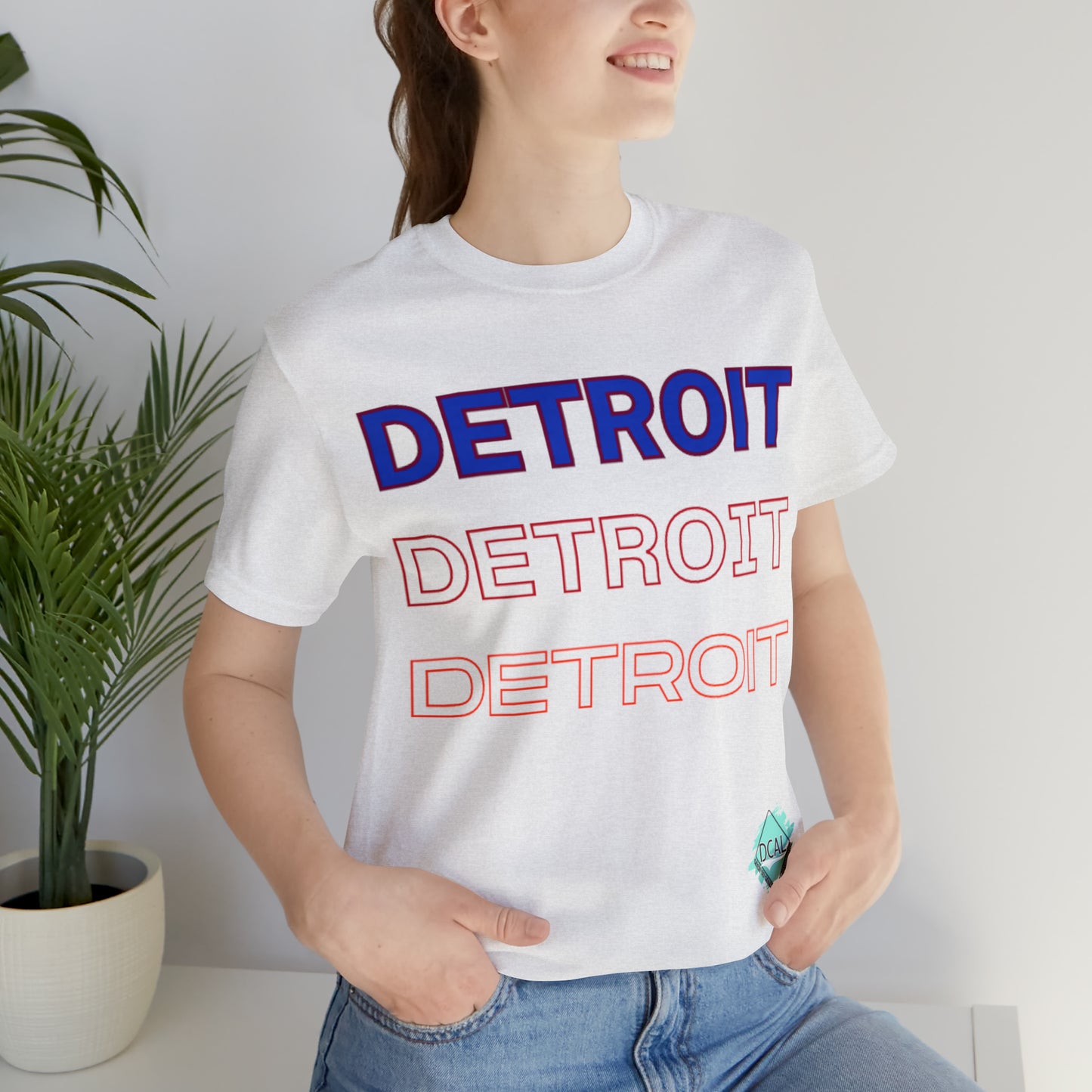 DCAL Downtown Diaries "Detroit" Unisex Jersey Short Sleeve Tee