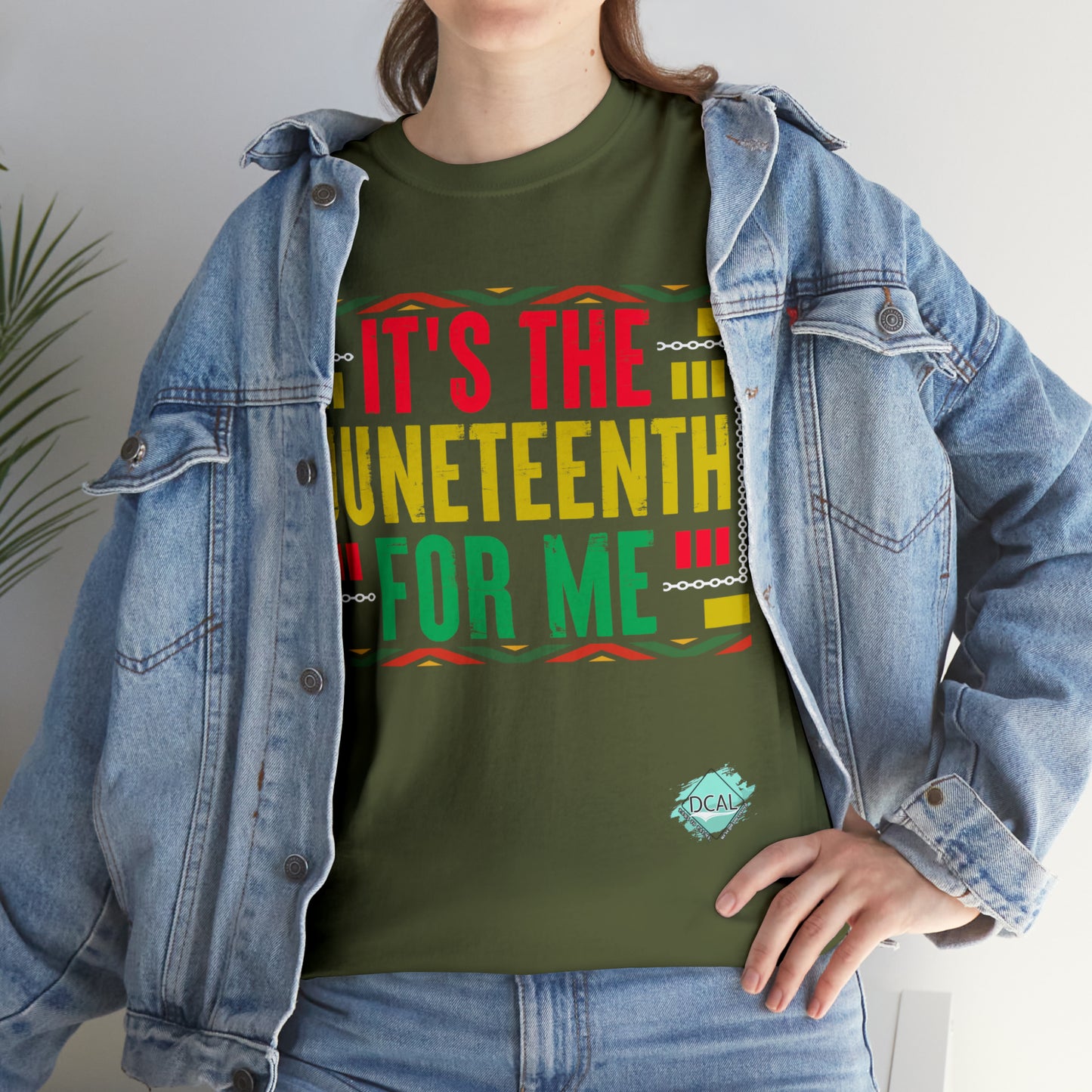 DCAL Juneteenth Its The Juneteenth" Unisex Heavy Cotton Tee