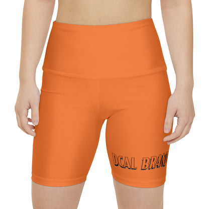 DCAL Brown Collection Minimalist "Crusta" Women's Workout Shorts