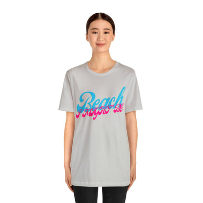 DCAL Beach Collection "Beach I Might Be" Unisex Jersey Short Sleeve Tee