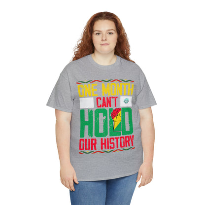 DCAL Juneteenth "Can't Hold Our History" Unisex Heavy Cotton Tee