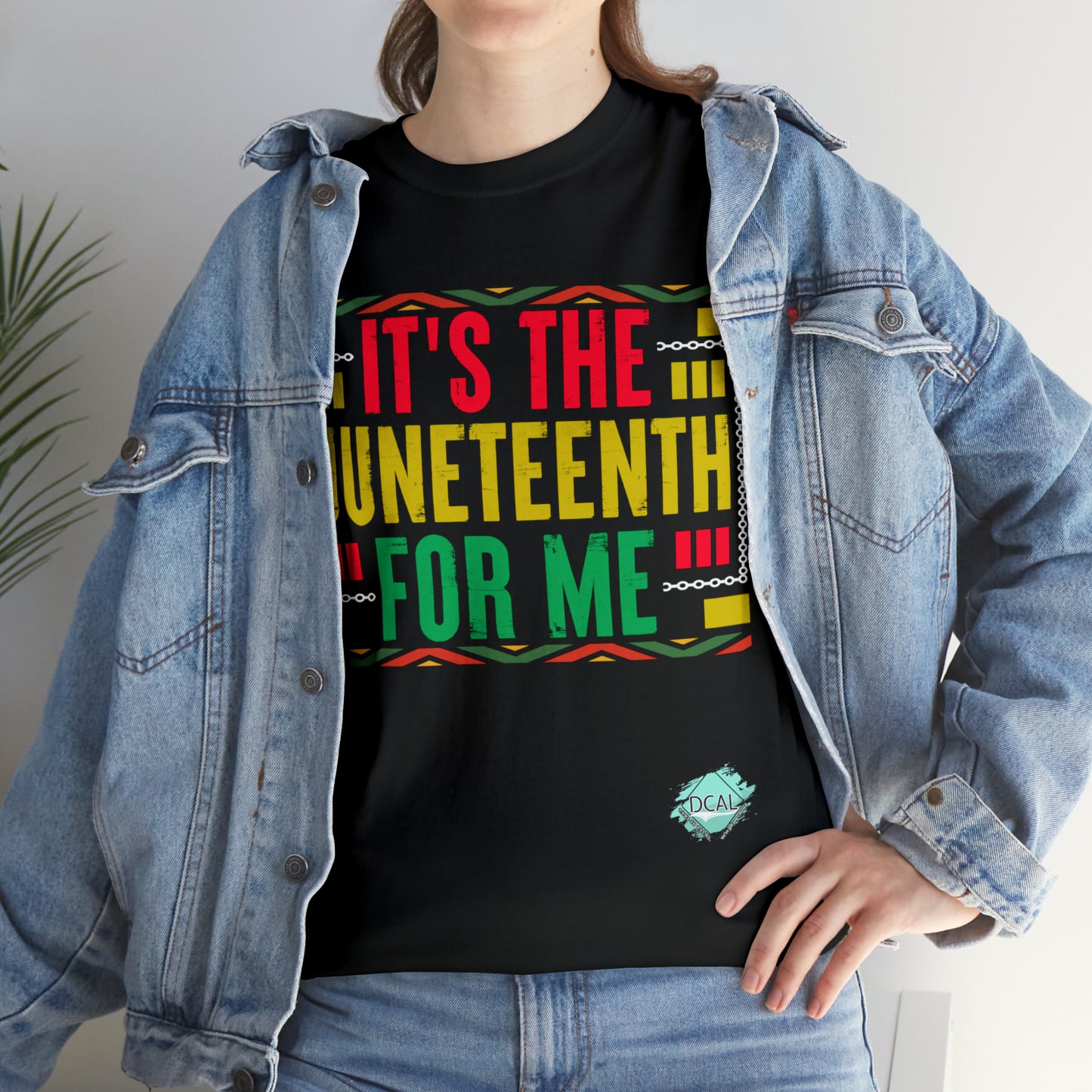 DCAL Juneteenth Its The Juneteenth" Unisex Heavy Cotton Tee