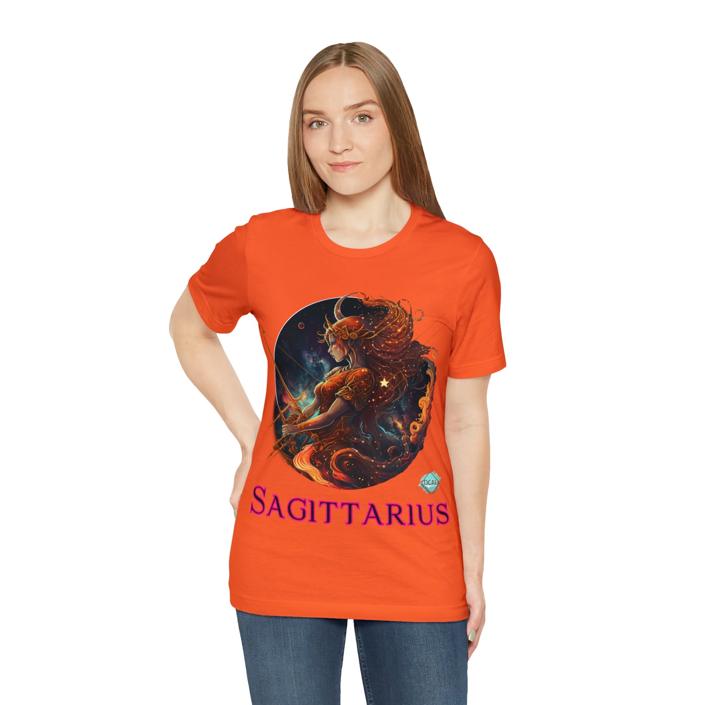 DCAL Zodiac Collection "Sagittarius" Unisex Jersey Short Sleeve Tee