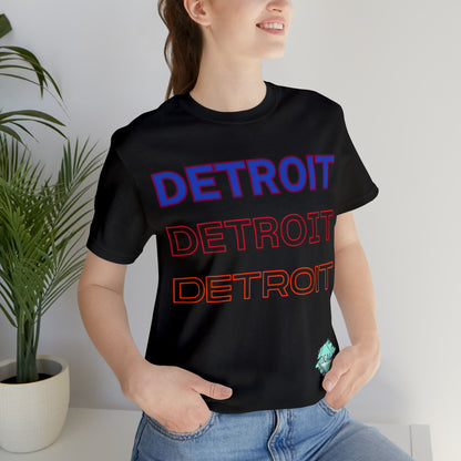 DCAL Downtown Diaries "Detroit" Unisex Jersey Short Sleeve Tee