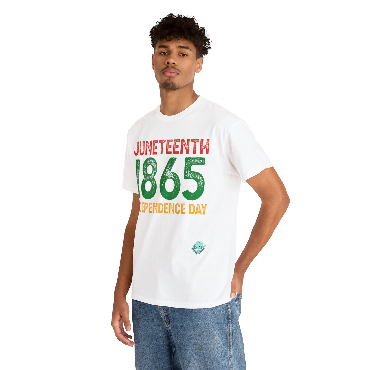 DCAL Juneteenth "1865" Unisex Heavy Cotton Tee