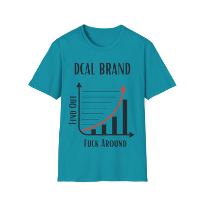 DCAL Graphic Tees Novel "Find Out "Unisex Softstyle T-Shirt