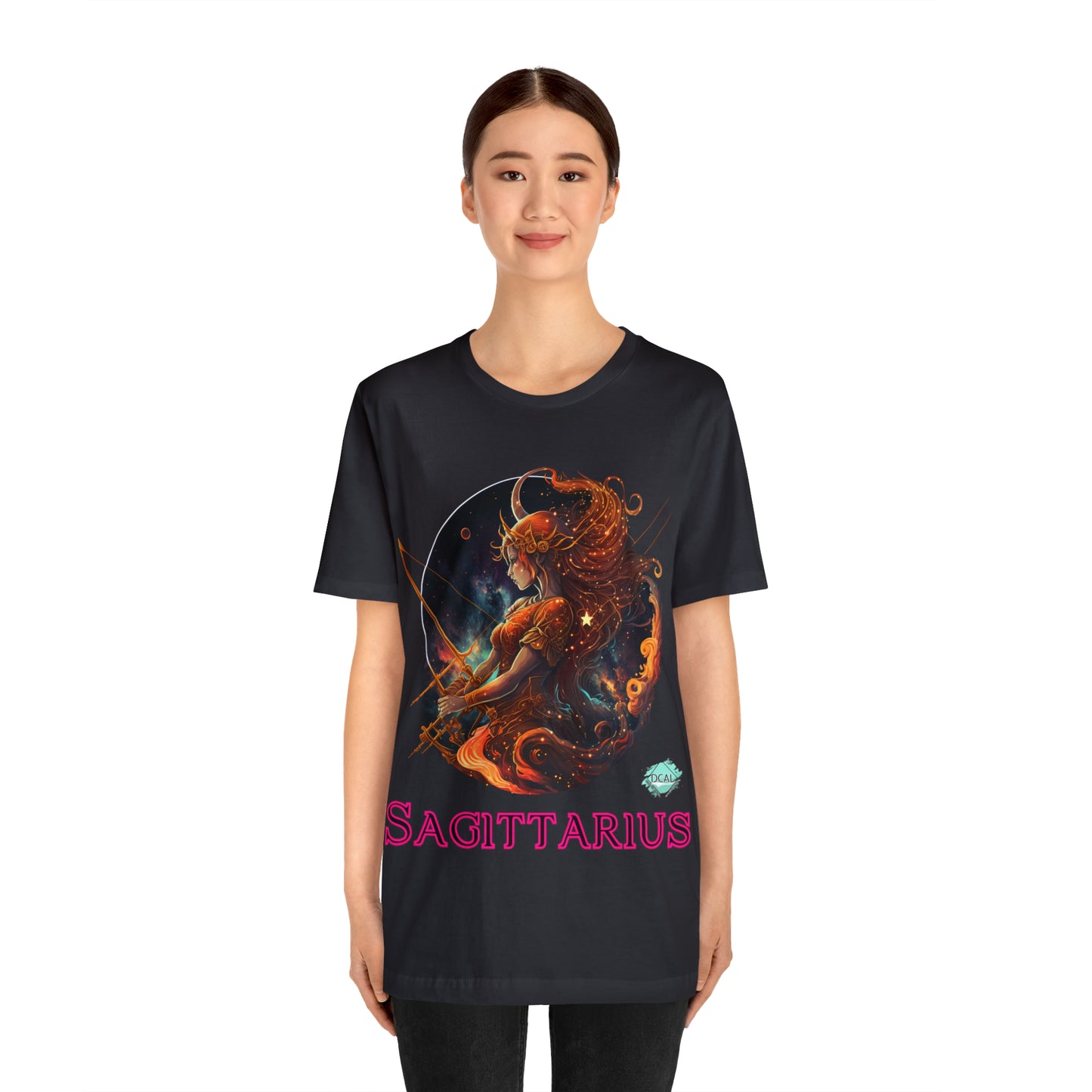 DCAL Zodiac Collection "Sagittarius" Unisex Jersey Short Sleeve Tee