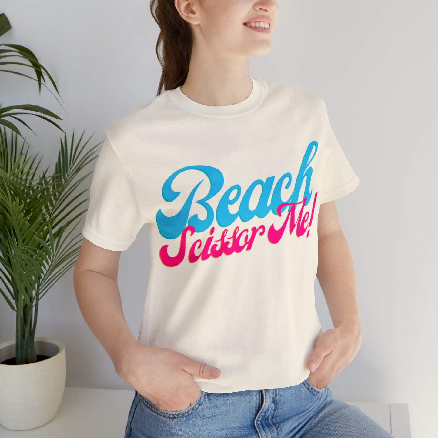 DCAL Beach Collection "Beach Scissor Me" Unisex Jersey Short Sleeve Tee