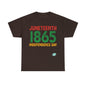 DCAL Juneteenth "1865" Unisex Heavy Cotton Tee