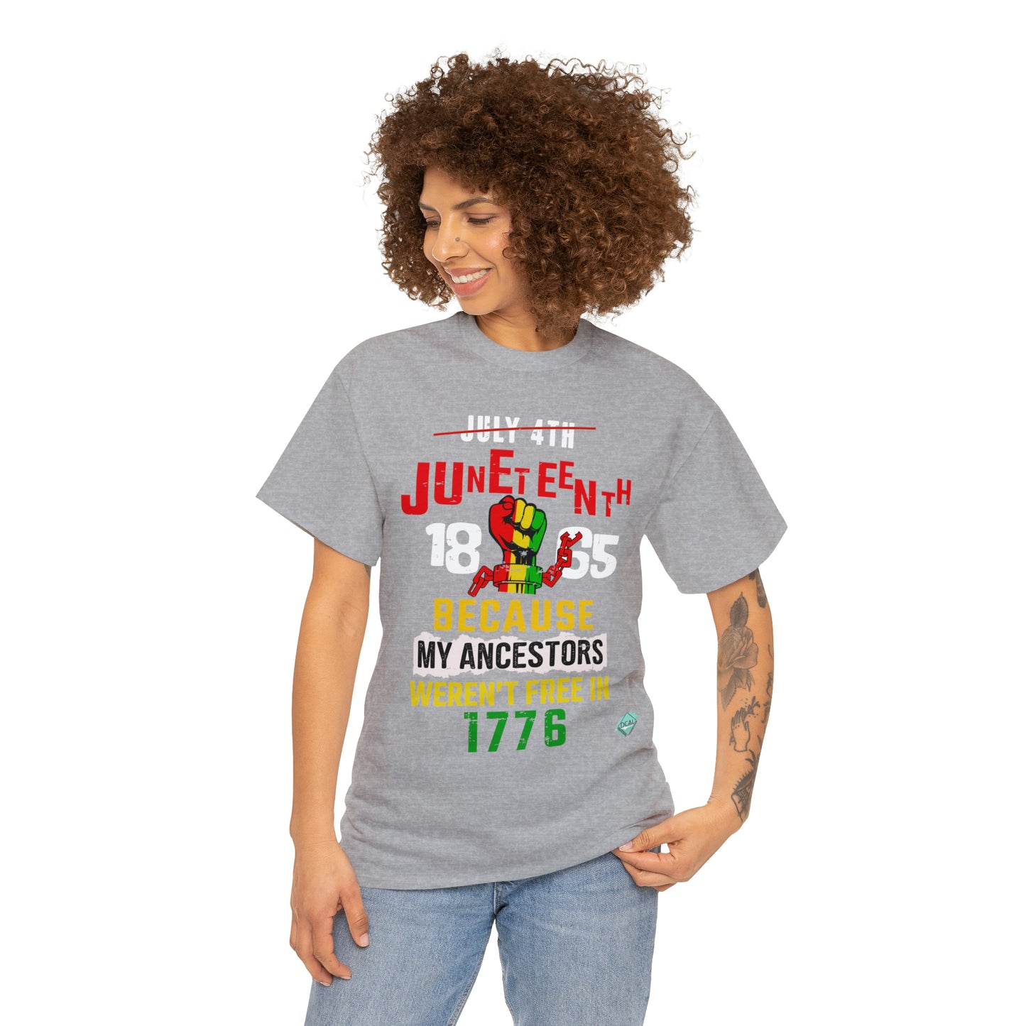 DCAL Juneteenth "Ancestors" Unisex Heavy Cotton Tee