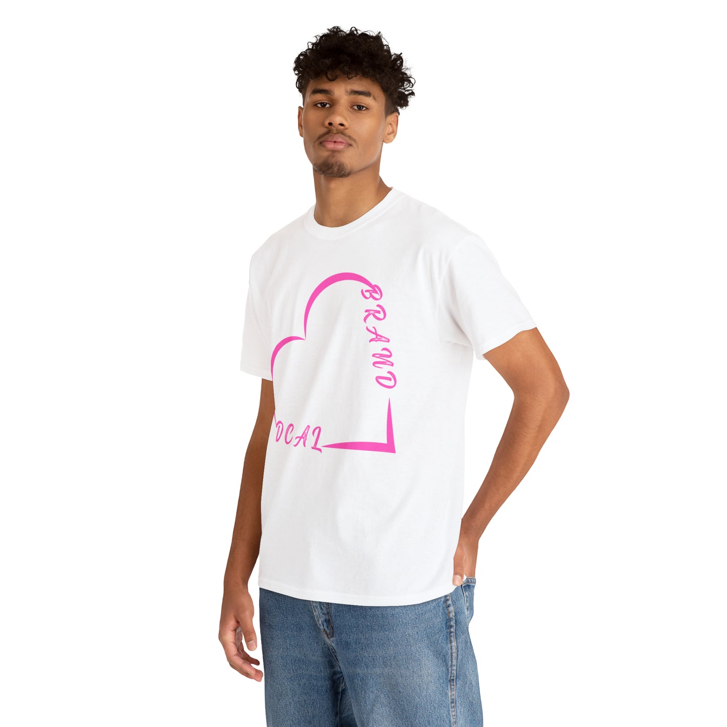 DCAL Graphic Tees "Heart" Unisex Heavy Cotton Tee