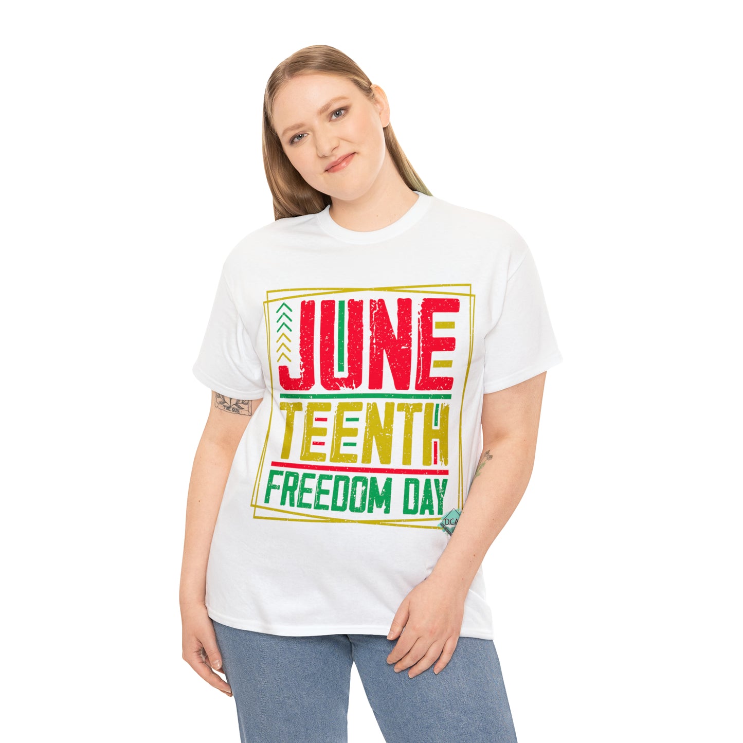 DCAL Juneteenth "Freedom Day" Unisex Heavy Cotton Tee