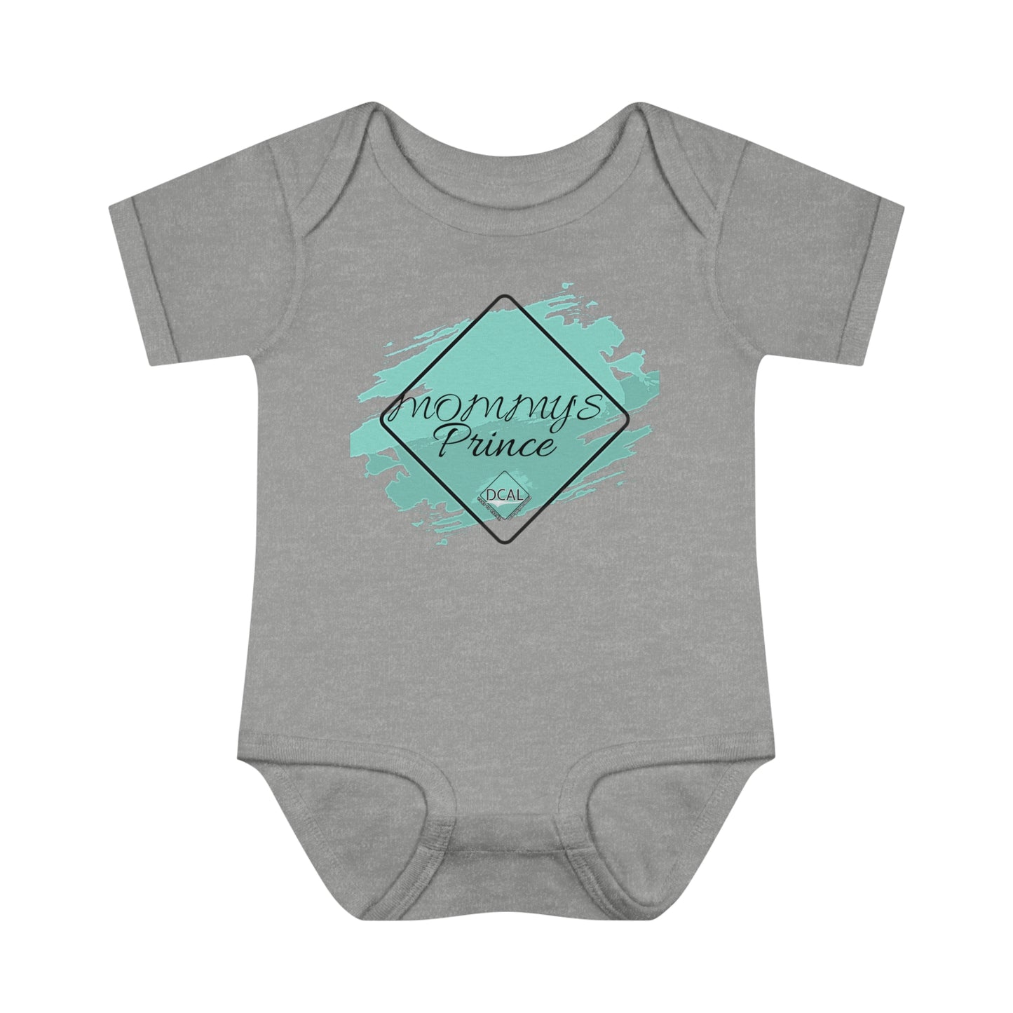 DCAL Baby Clothes "Mommy's Prince" Infant Baby Rib Bodysuit