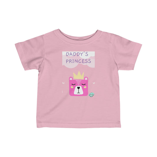 DCAL Baby Clothes "Daddy's Princess"  Infant Fine Jersey Tee