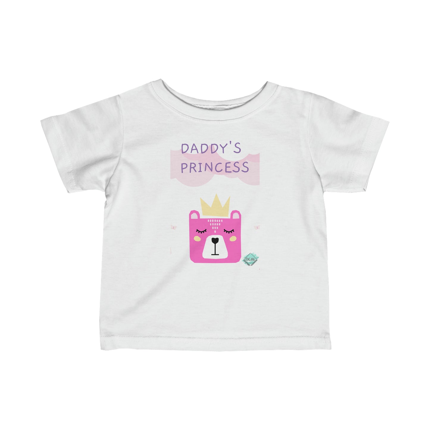 DCAL Baby Clothes "Daddy's Princess"  Infant Fine Jersey Tee