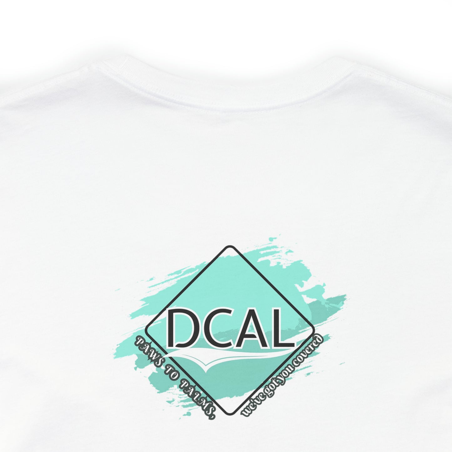 DCAL Minimalist "Paws to Palms" Unisex Jersey Short Sleeve Tee