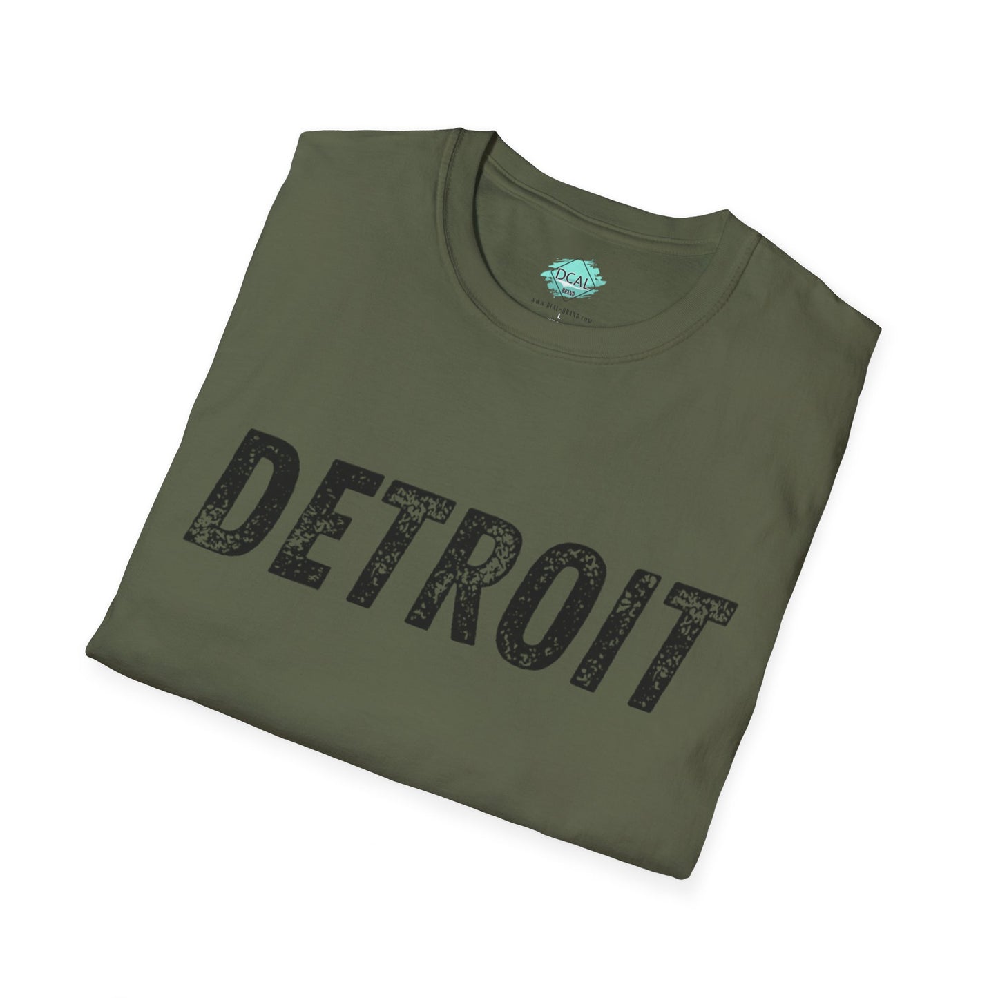 DCAL Downtown Diaries "Detroit" Unisex Softstyle T-Shirt