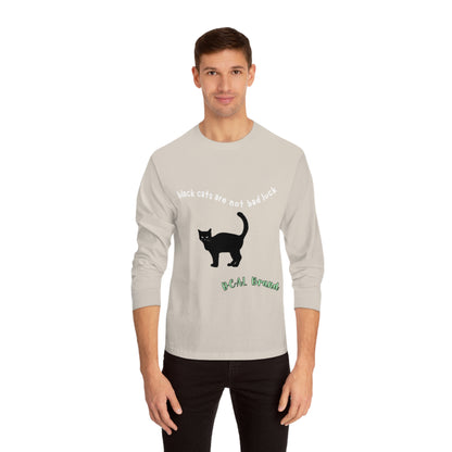 DCAL Meow Collection "Black cats are not bad luck" Unisex Classic Long Sleeve T-Shirt