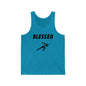 DCAL Athletic Elegance  "Blessed"" Unisex Jersey Tank