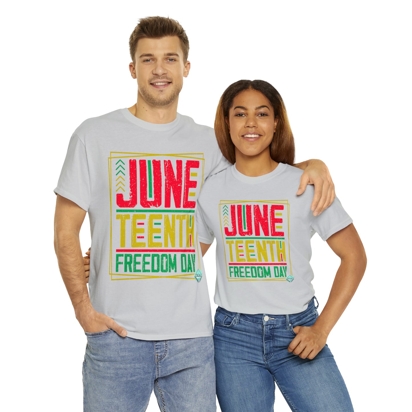 DCAL Juneteenth "Freedom Day" Unisex Heavy Cotton Tee