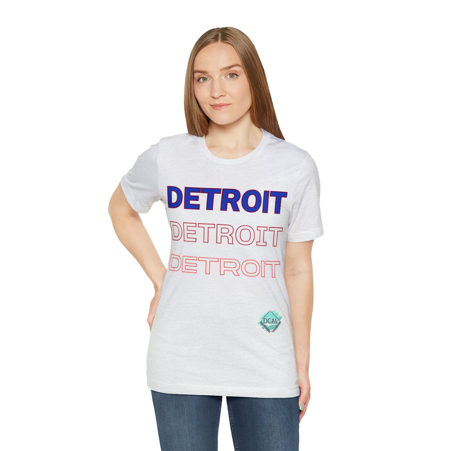 DCAL Downtown Diaries "Detroit" Unisex Jersey Short Sleeve Tee