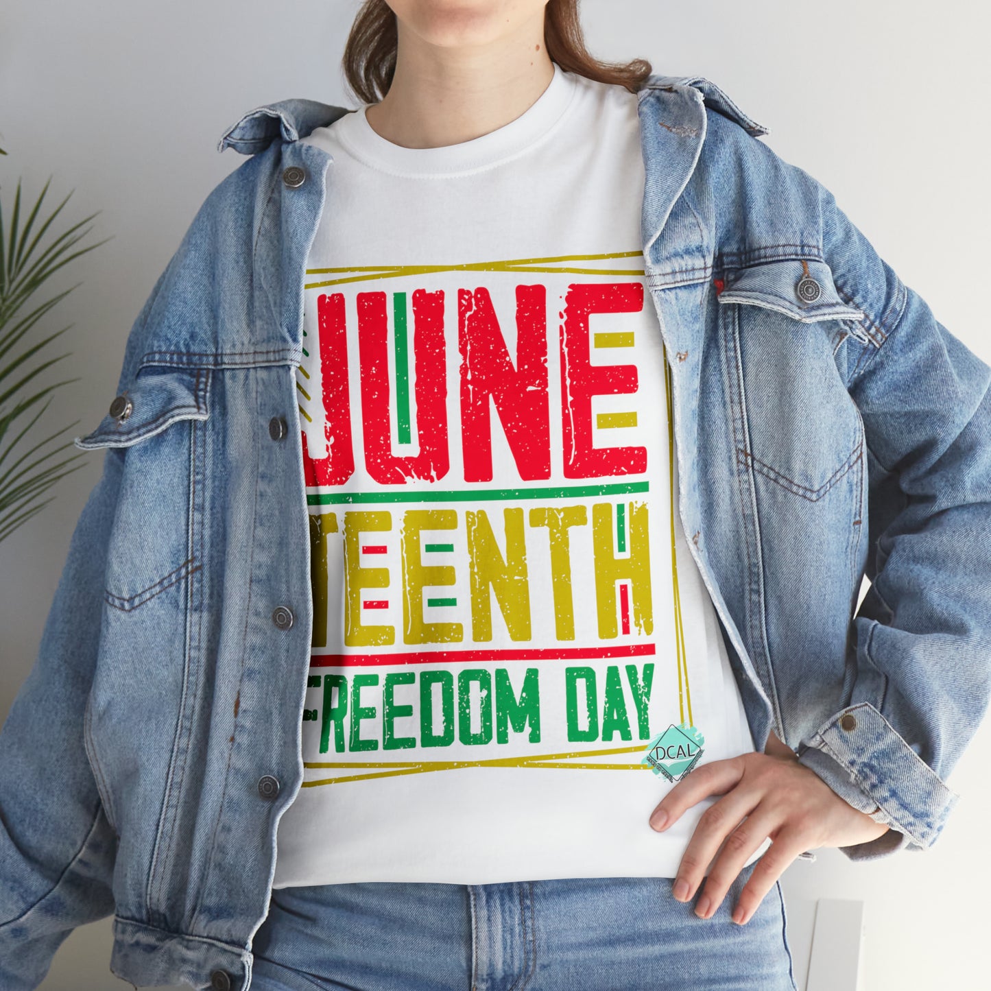 DCAL Juneteenth "Freedom Day" Unisex Heavy Cotton Tee