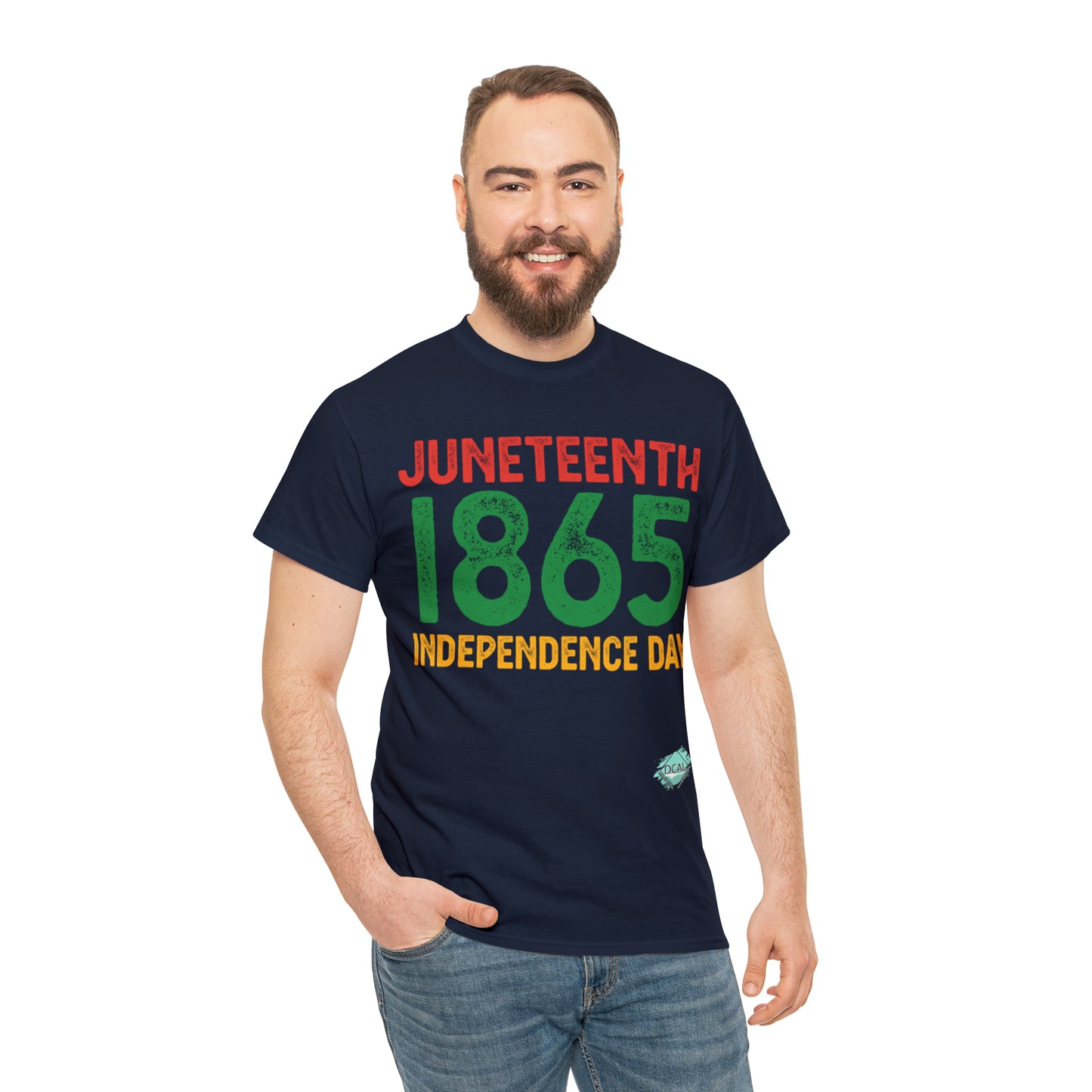 DCAL Juneteenth "1865" Unisex Heavy Cotton Tee