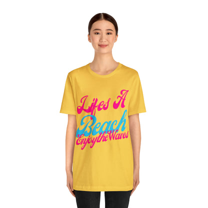 DCAL Beach Collection "Lifes a Beach Enjoy The View" Unisex Jersey Short Sleeve Tee