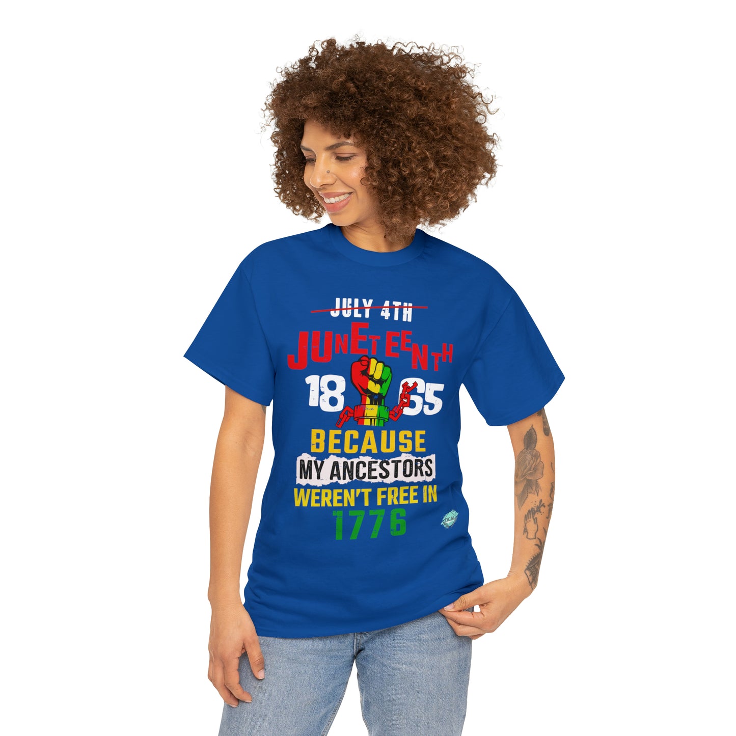 DCAL Juneteenth "Ancestors" Unisex Heavy Cotton Tee