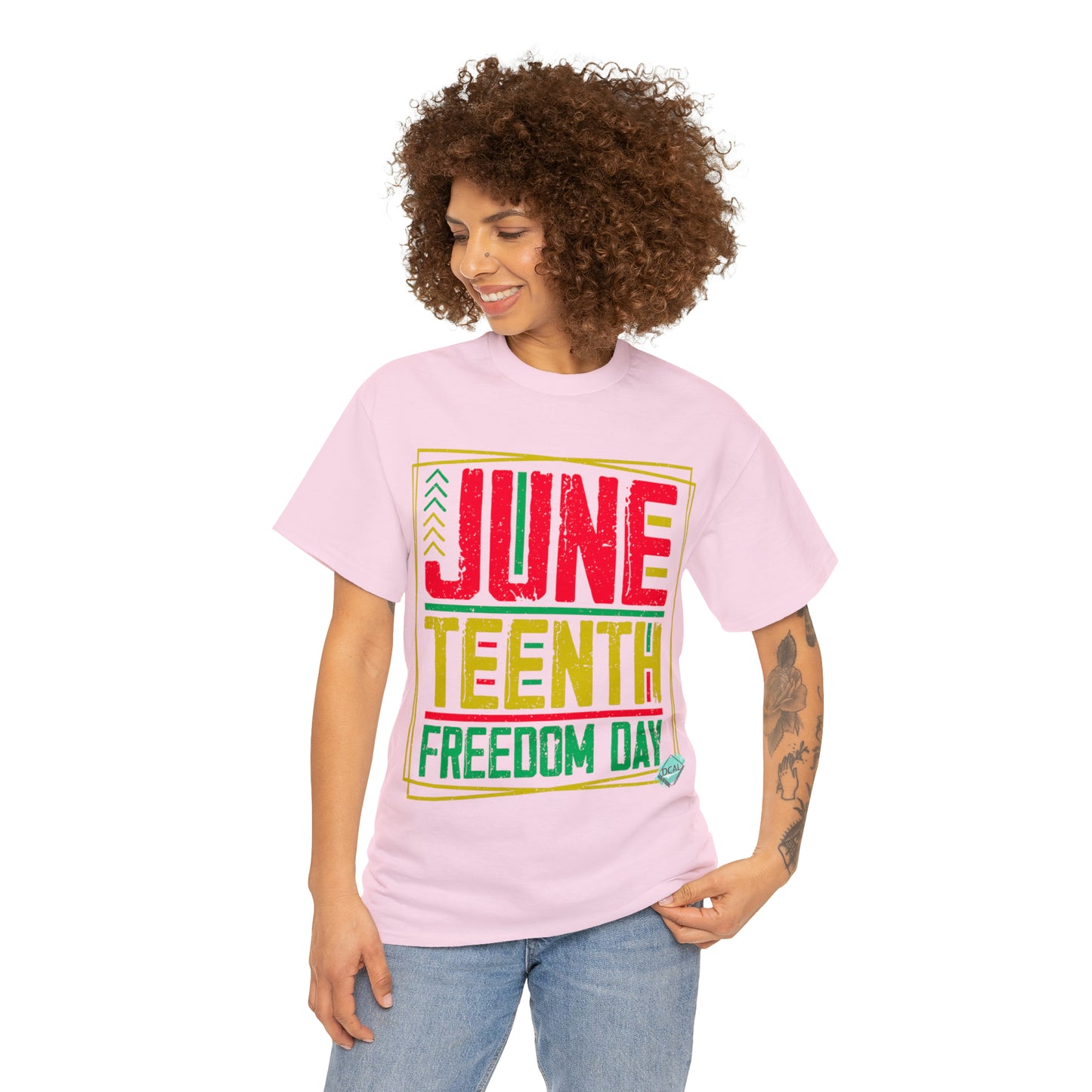 DCAL Juneteenth "Freedom Day" Unisex Heavy Cotton Tee