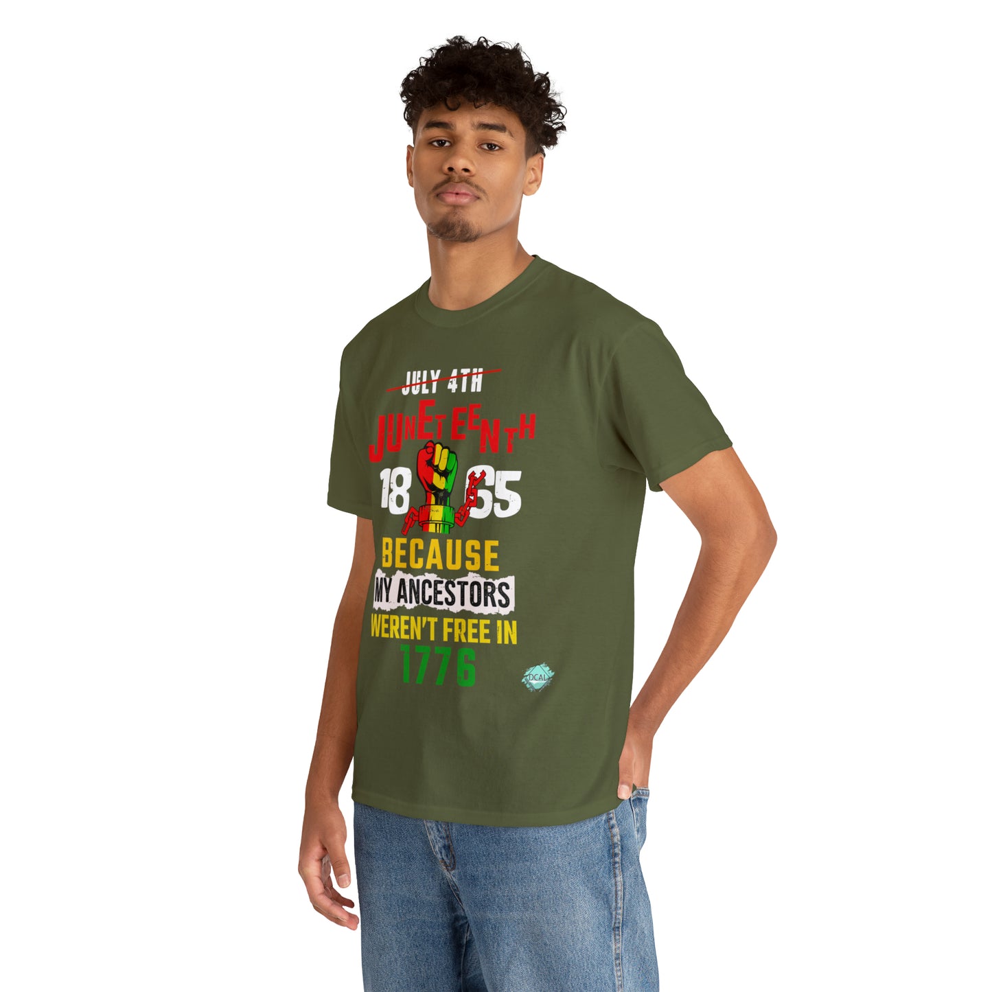 DCAL Juneteenth "Ancestors" Unisex Heavy Cotton Tee