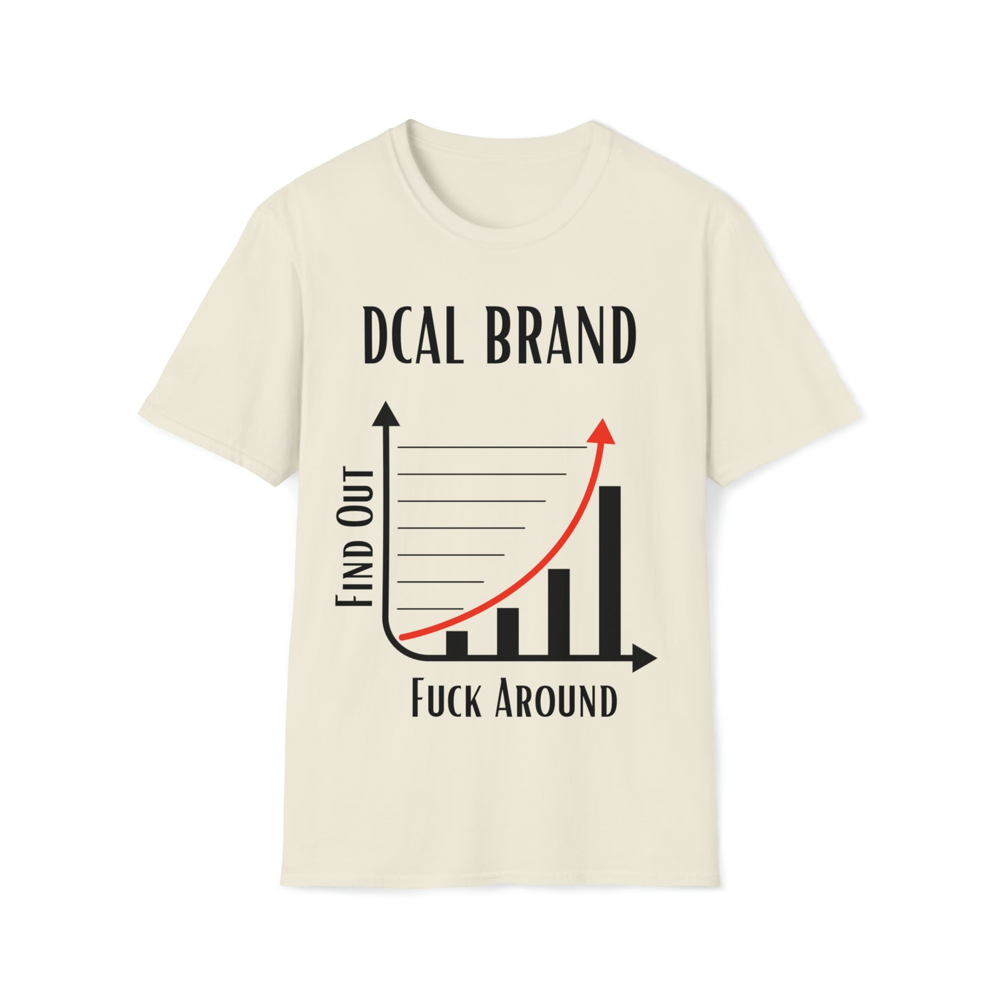 DCAL Graphic Tees Novel "Find Out "Unisex Softstyle T-Shirt