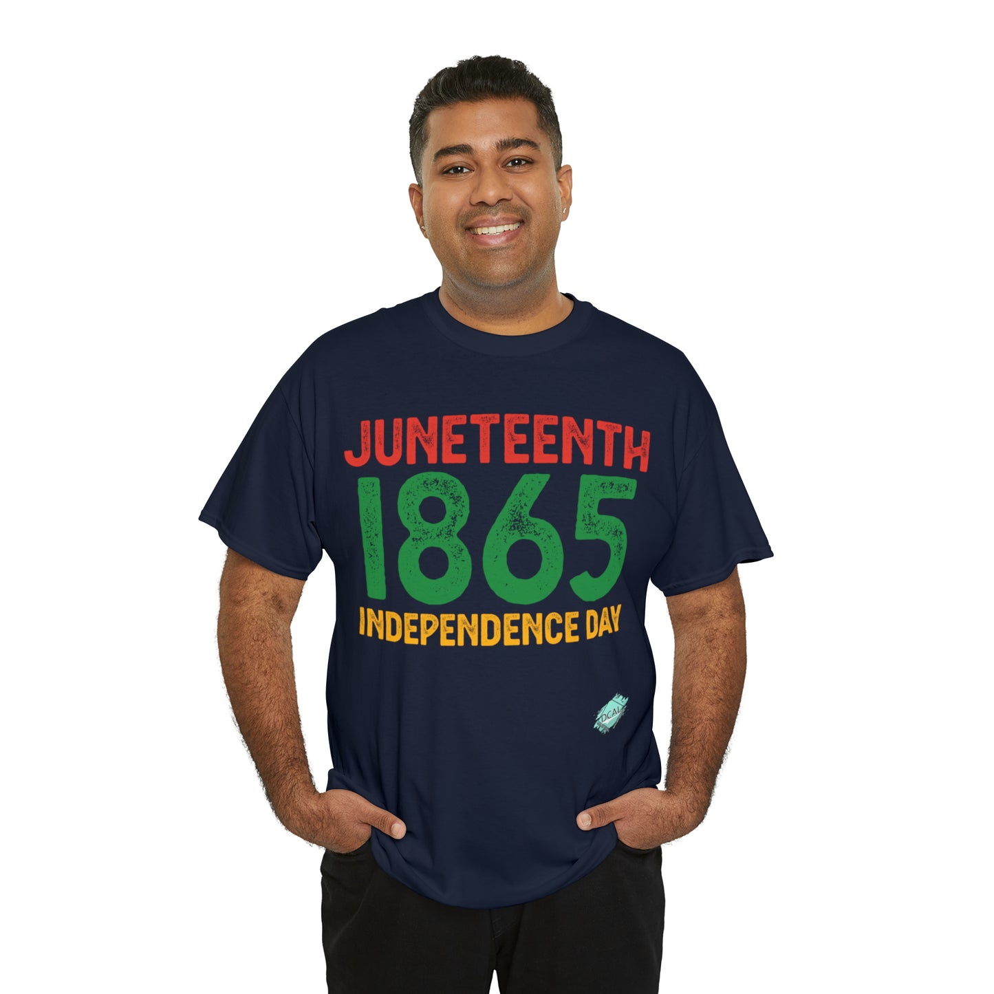 DCAL Juneteenth "1865" Unisex Heavy Cotton Tee