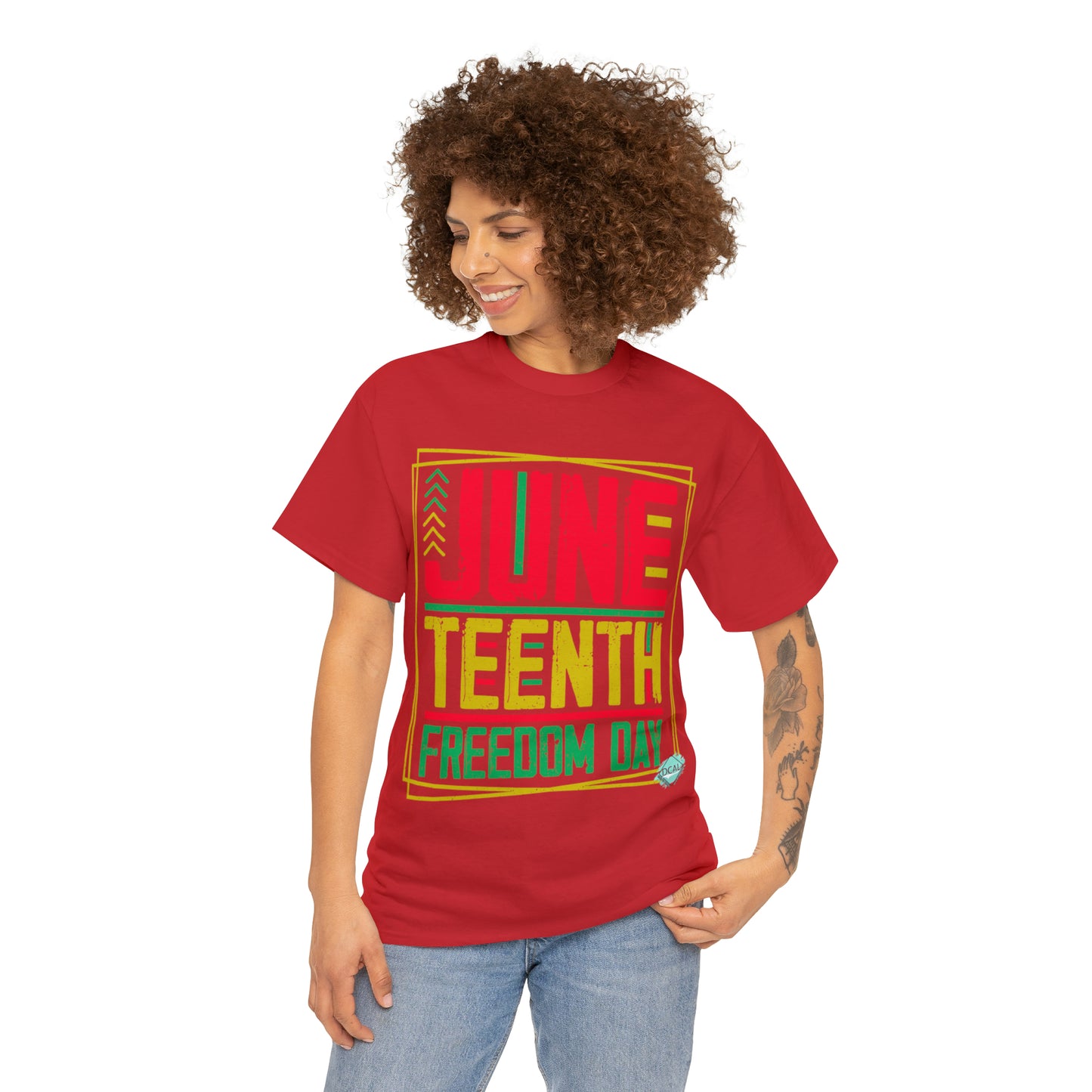 DCAL Juneteenth "Freedom Day" Unisex Heavy Cotton Tee