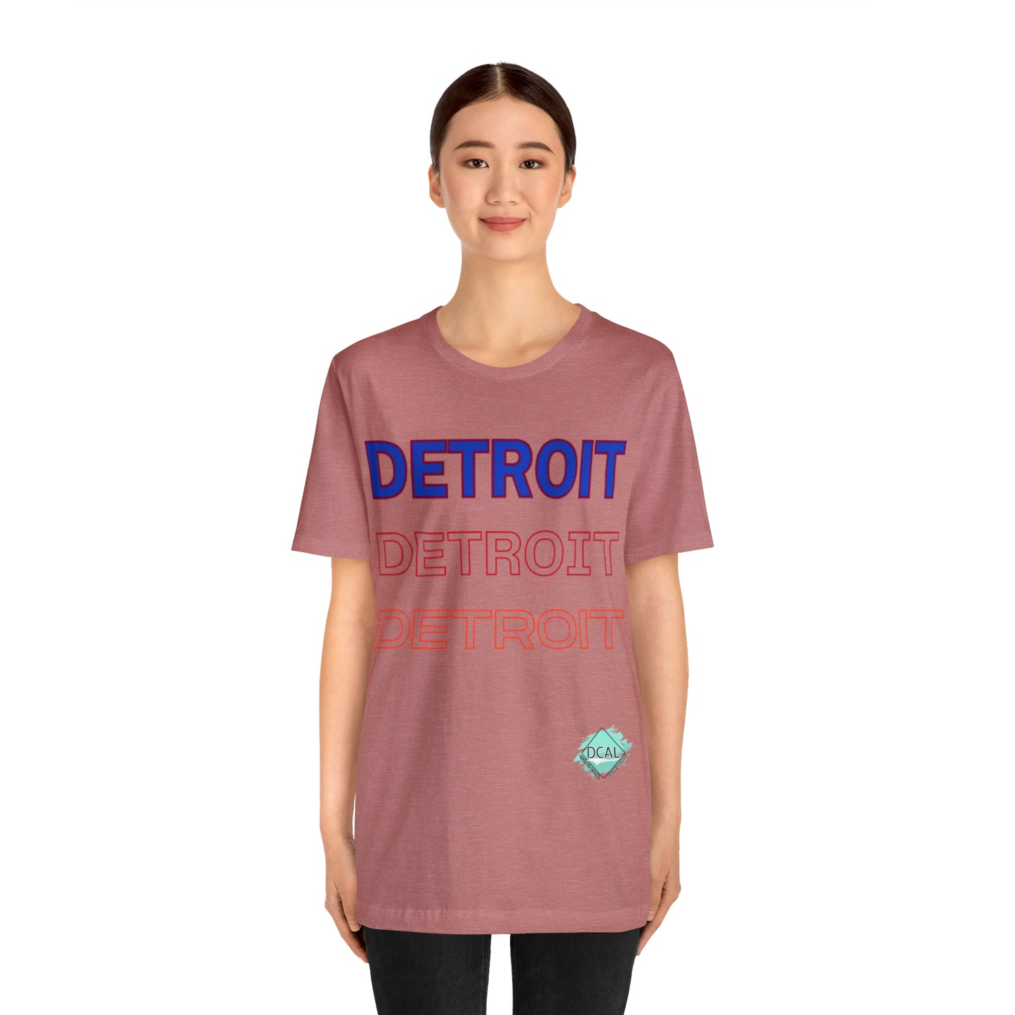 DCAL Downtown Diaries "Detroit" Unisex Jersey Short Sleeve Tee