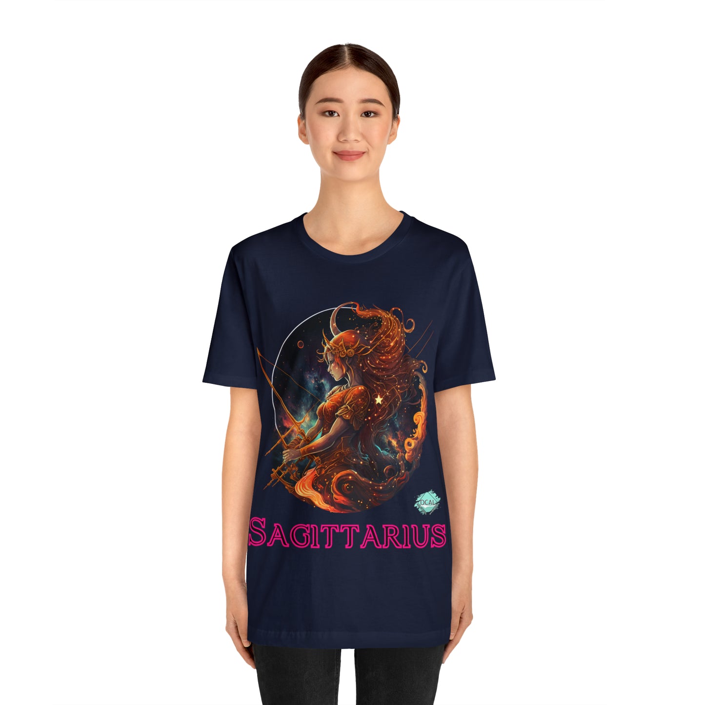 DCAL Zodiac Collection "Sagittarius" Unisex Jersey Short Sleeve Tee