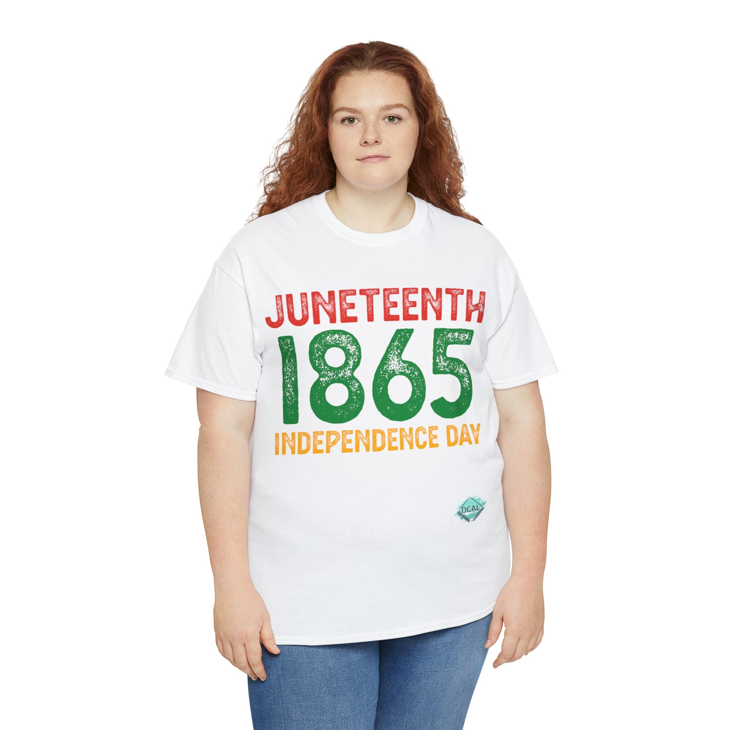 DCAL Juneteenth "1865" Unisex Heavy Cotton Tee