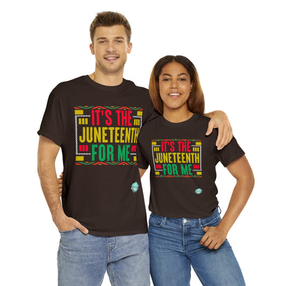 DCAL Juneteenth Its The Juneteenth" Unisex Heavy Cotton Tee