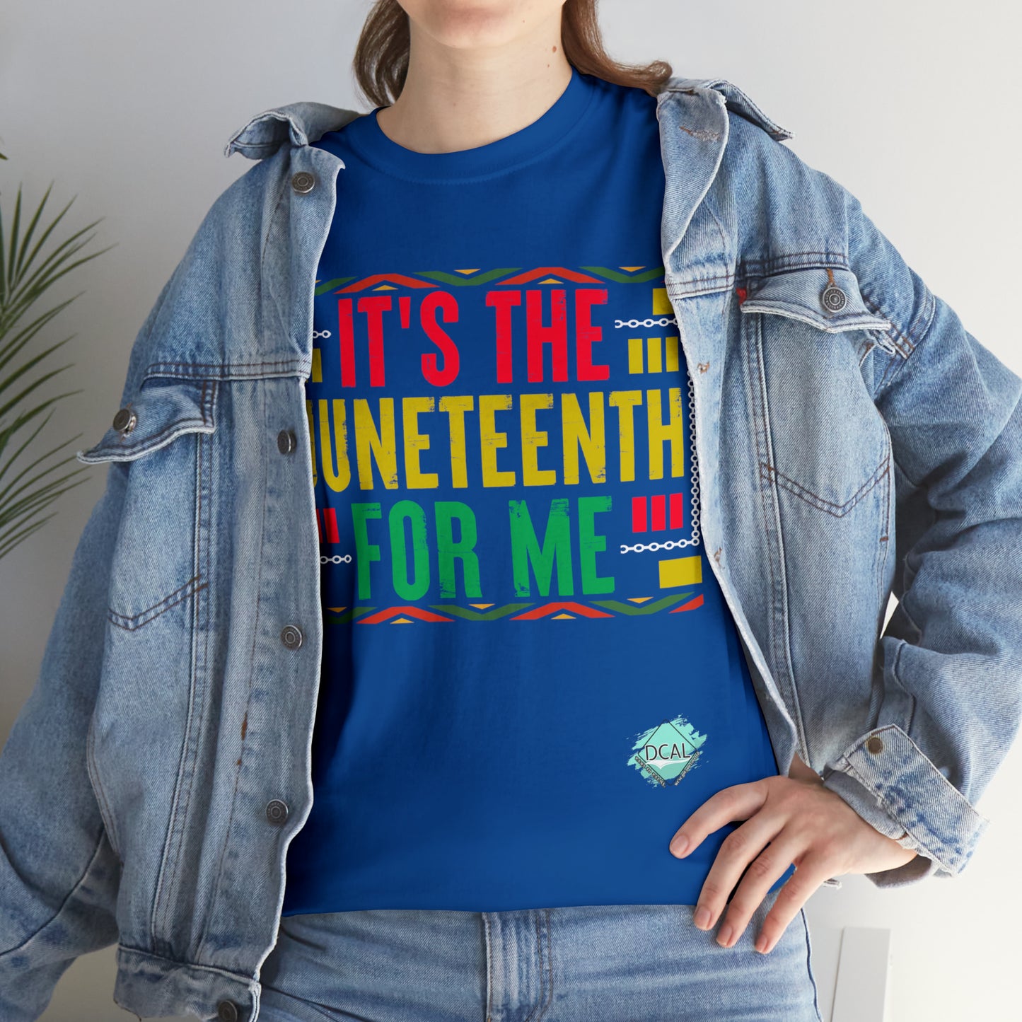 DCAL Juneteenth Its The Juneteenth" Unisex Heavy Cotton Tee