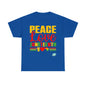 DCAL Juneteenth "Peace, Love & Juneteenth" Unisex Heavy Cotton Tee