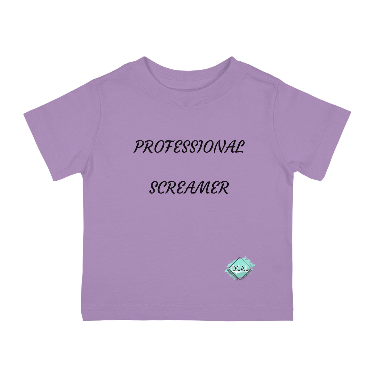 DCAL Baby Clothes "Professional Screamer" Infant Cotton Jersey Tee