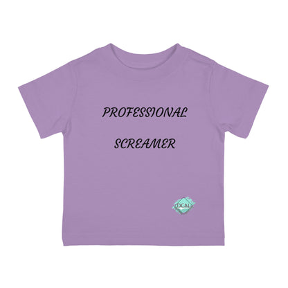 DCAL Baby Clothes "Professional Screamer" Infant Cotton Jersey Tee