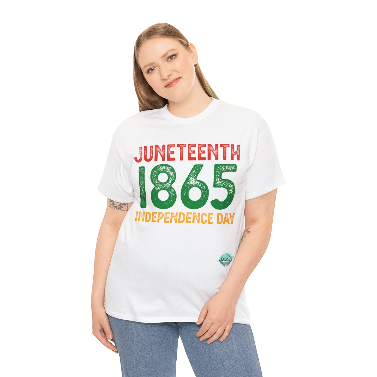 DCAL Juneteenth "1865" Unisex Heavy Cotton Tee