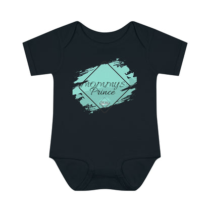 DCAL Baby Clothes "Mommy's Prince" Infant Baby Rib Bodysuit